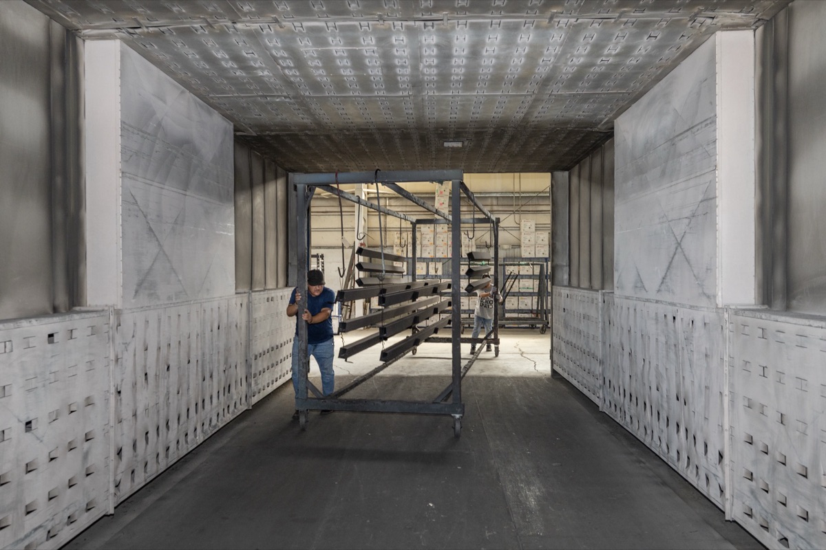 Industrial powder coating ovens